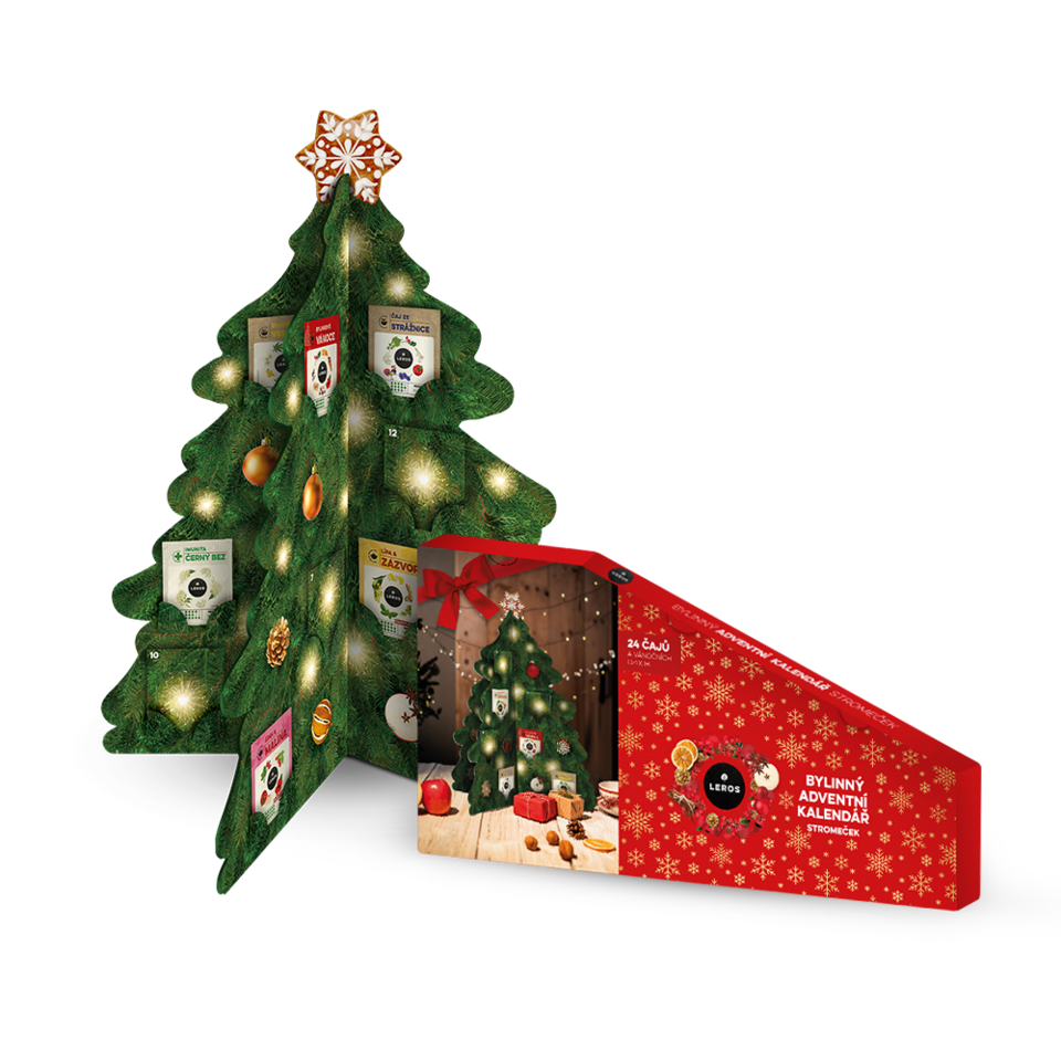 Bylinný adventní kalendář stromeček 4