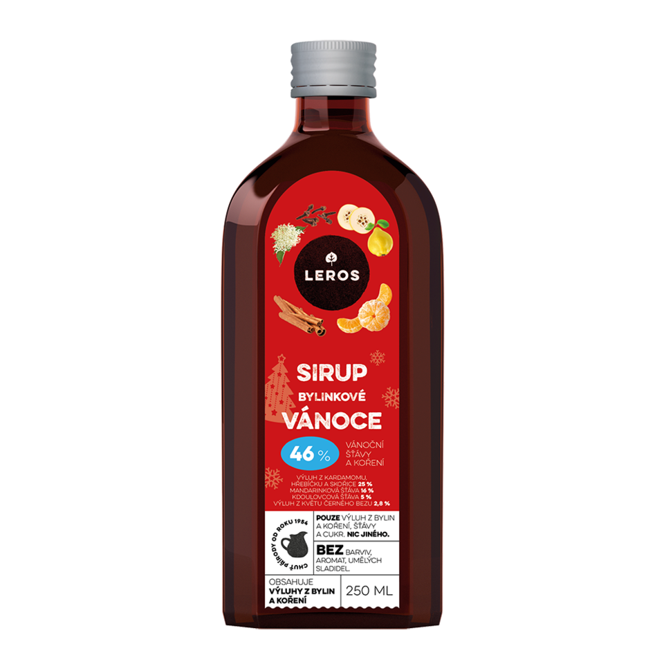 Sirup bylinkové Vánoce 250ml
