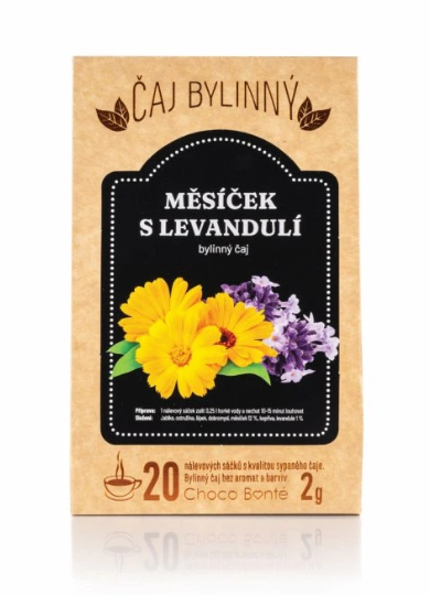 Čaj bylinný měsíček s levandulí