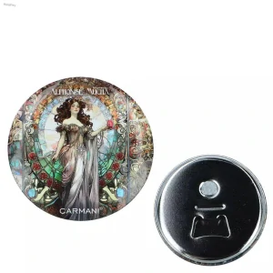 Otvírák na láhev s magnetem Alfons Mucha – otvírák na pivo