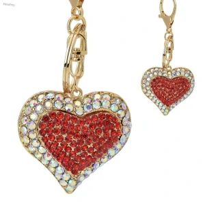 Přívěsek na kabelku / klíčenka srdíčko – dekorativní přívěsek na klíče