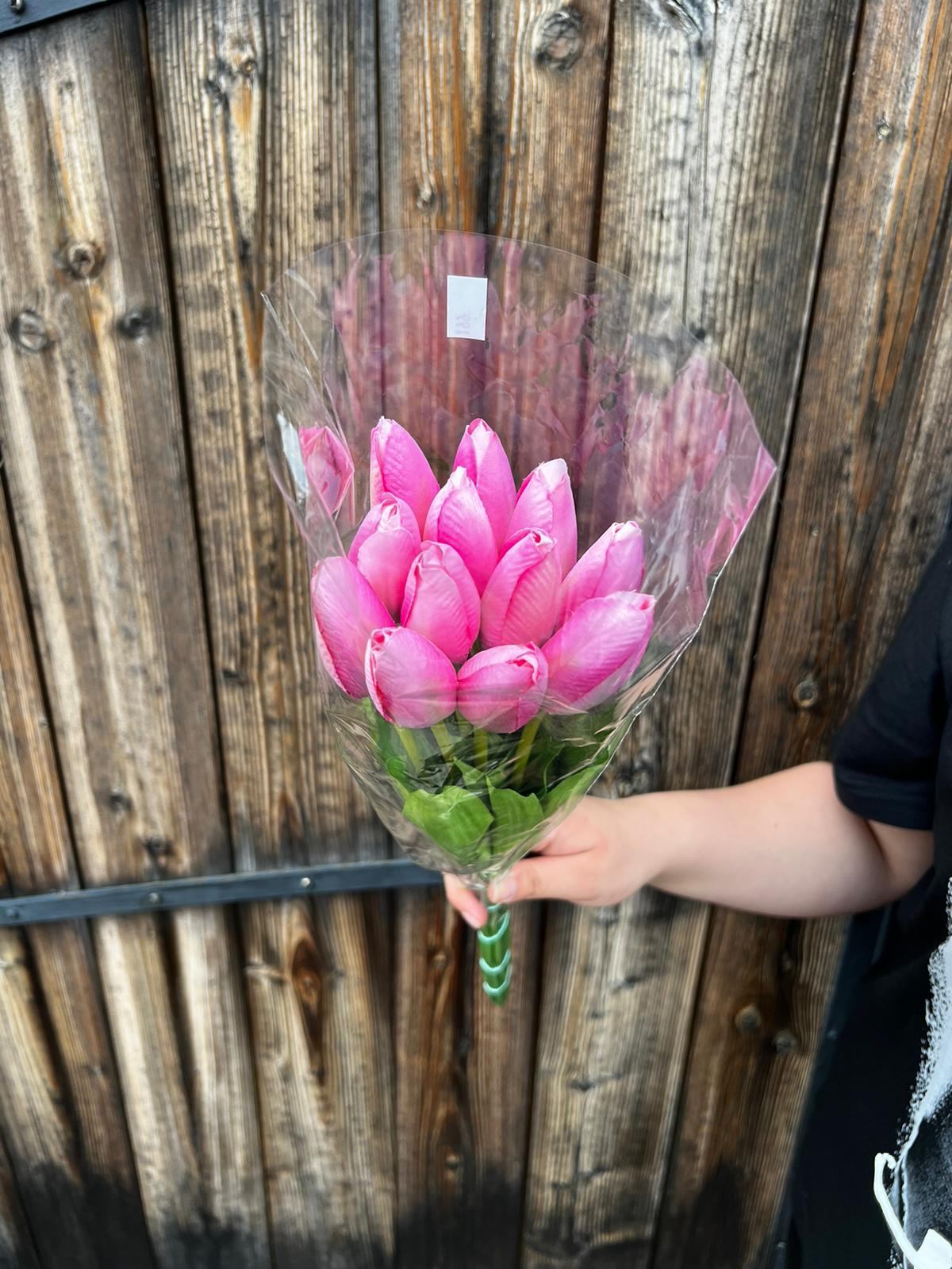 Umělé květiny- tulipány