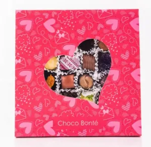 Bonboniéra - 16 pralinek (srdce)