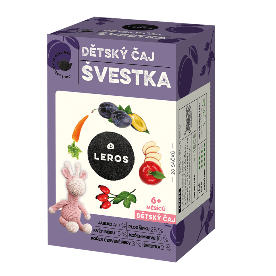 Dětský čaj švestka 