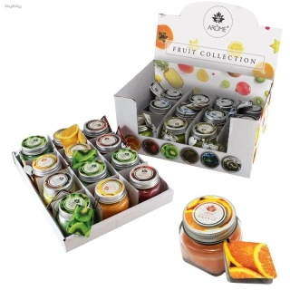 Svíčka 28 g s přáním - Fruit collection (mix 6 druhů ovocných vůní)