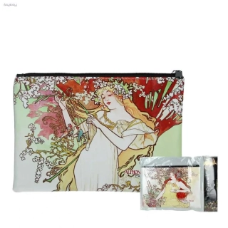 Kosmetická taška se zipem Alfons Mucha "Jaro